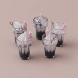 10pcs 26x13mm 3D Resin Ice Cream Charms for DIY Pendants Earrings Bracelets