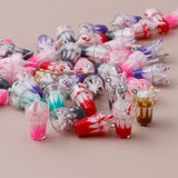 10pcs 26x13mm 3D Resin Ice Cream Charms for DIY Pendants Earrings Bracelets