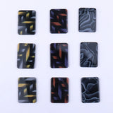 10pcs Acetic Acid Rectangle Charms for DIY Jewelry Making