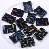 10pcs Acetic Acid Rectangle Charms for DIY Jewelry Making