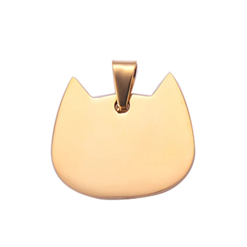10pcs 28x29 Military Army ID Blank Dog Tags Pendant Necklace
