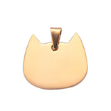 10pcs 28x29 Military Army ID Blank Dog Tags Pendant Necklace