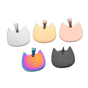 10pcs 28x29 Military Army ID Blank Dog Tags Pendant Necklace