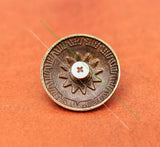 10pcs 29mm Retro Brass Ethnic Sun Flower Concho DIY Jewellery Accessories
