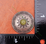 10pcs 29mm Vintage Sun Flower Leathercraft Concho DIY Accessories