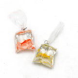 10pcs 2Color Resin Goldfish Charms Fish Bag Earrings DIY