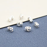 10pcs 3*35mm Arabic Number Pendant Lucky DIY Charms 0-9 Metal Bead