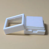 10pcs Square Gemstone Box Jewelry Display Ring Holder Case