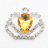 10pcs 30*35mm Crown Acrylic Rhinestone Decoration DIY Craft Accessories