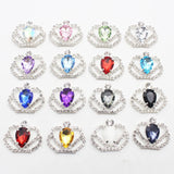10pcs 30*35mm Crown Acrylic Rhinestone Decoration DIY Craft Accessories
