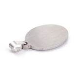10pcs Stainless Steel Flat Round Pendants for Necklace Making