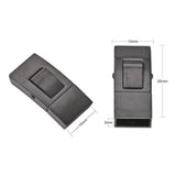 10pcs Stainless Steel Rectangle Bayonet Clasps for Jewelry Making