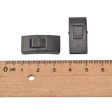 10pcs Stainless Steel Rectangle Bayonet Clasps for Jewelry Making