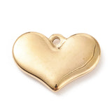 10pcs Heart Pendants for Jewelry Making 21x28x4mm