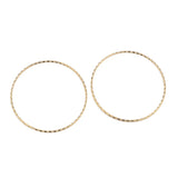 10pcs 30mm/50mm Big Round Circle Earrings Large Hollow DIY Jewelry Accessories