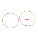 10pcs 30mm/50mm Big Round Circle Earrings Large Hollow DIY Jewelry Accessories