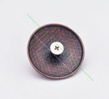 10pcs 30mm Antique Copper Sun Flower Sky Turquoise Leathercraft Conchos