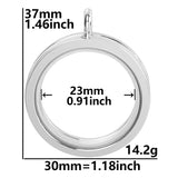 10pcs 30mm Floating Charm Locket Pendant Jewelry Making