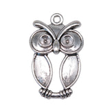 10pcs Owl Charms Antique Silver Plated Pendant Charms For Jewelry Making