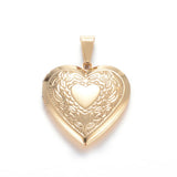 10pcs Heart Locket Pendants for Women 29x29x7mm