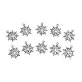 10pcs 316L Stainless Steel Plated Sun Charm Pendants for DIY Jewelry Making