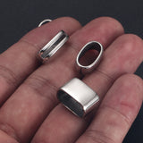 10pcs 316L Stainless Steel Large Hole Spacer Beads for DIY Bracelet