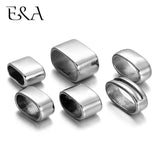 10pcs 316L Stainless Steel Large Hole Spacer Beads for DIY Bracelet