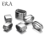 10pcs Stainless Steel Large Hole Spacer Beads for Bracelet DIY Jewelry Making