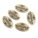 10pcs Antique Bronze Silver Plated Charms for DIY Jewelry