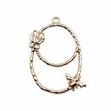 10pcs Bee Butterfly Charms Pendant Jewelry Earring Making Accessories