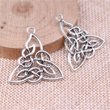 10pcs Antique Silver Celtic Knot Charms For Earring Making B16137