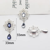 10pcs Flat Bottom Silver Alloy Pendant for DIY Jewelry Clothing Hair Accessories