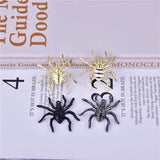 10pcs Spider Metal Earring Pendant DIY Necklace Keychain Jewelry Making