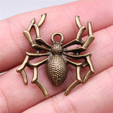 10pcs Antique Bronze Spider Charms for Jewelry Making