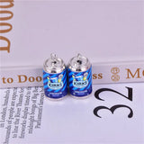 10pcs 3D Colorful Alcohol Resin Cans Charms DIY Jewelry Making