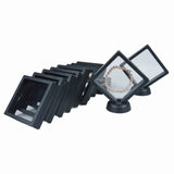 10pcs 3D Floating Frame Shadow Box Jewelry Display Stand Ring Pendant Holder
