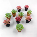 10pcs 3D Green Plant Resin Charms for Jewelry Making DIY Earrings C1207
