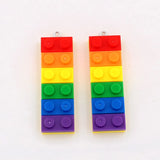 10pcs 3D Resin Building Blocks Charms Pendant for DIY Bracelet Necklace Making