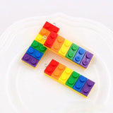 10pcs 3D Resin Building Blocks Charms Pendant for DIY Bracelet Necklace Making