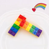 10pcs 3D Resin Building Blocks Charms Pendant for DIY Bracelet Necklace Making