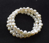 10pcs Freshwater Pearl 7-8mm Bracelet 7.5in Baroque Beads Nature