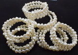 10pcs Freshwater Pearl 7-8mm Bracelet 7.5in Baroque Beads Nature