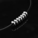 10pcs Stainless Steel Big Hole Spacer Beads for Jewelry Making
