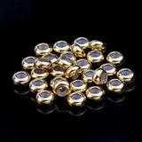 10pcs Stainless Steel Big Hole Spacer Beads for Jewelry Making