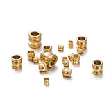 10pcs Stainless Steel Spacer Bead Charm Big Hole for DIY Bracelet Necklace