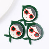 10pcs Turban Glasses Spacer Beads for Jewelry Making Acrylic Party Christmas