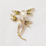 10pcs Dragonfly Rhinestone Alloy Pendant for DIY Jewelry Making