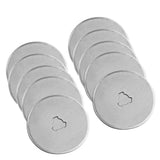 10pcs 45mm Silver Rotary Cutter Refill Blades Sewing Tools Accessory