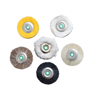 10pcs 48mm Iron Hub Jewelry Polishing Brush Buffing Wheel Jeweler Tools