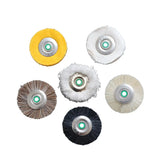 10pcs 48mm Iron Hub Jewelry Polishing Brush Buffing Wheel Jeweler Tools